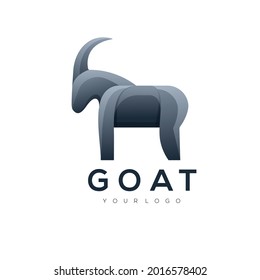 Logo illustration goat elegant simple