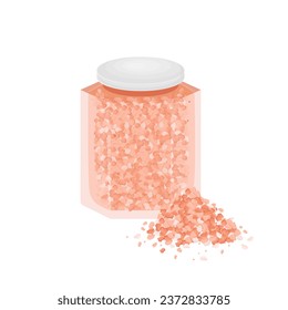 Logo Illustration of Himalayan Salt in a Glass Jar