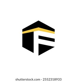 The logo is an illustration of the image of the letter F Kaaba, Mecca.