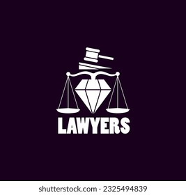 logo illustration lawyer vector eps 10