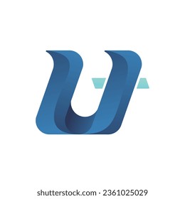 Logo Illustration of Letter U for Insurance Company, or any Company related to Healthcare Logo.