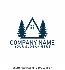 logo illustration lodging, hotel, camping, inn