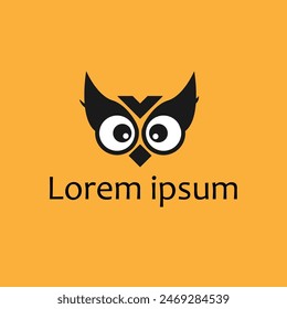 Logo Illustration of Owl Vector. Good  for Brand Logo, Decortion and other