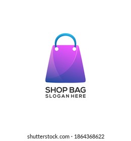 Ilustración del logotipo Comprar degradado de color