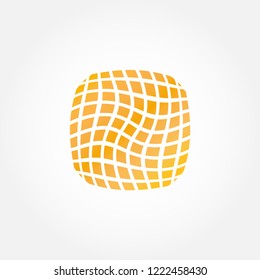 logo with illustration of solar with cube form