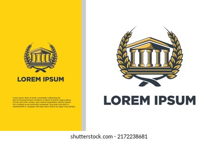 1,068 Roman Temple Logo Images, Stock Photos & Vectors 