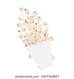 Logo Illustration vector Pop Corn Levitation 