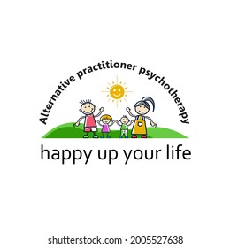 logo Ilustrations for happy family