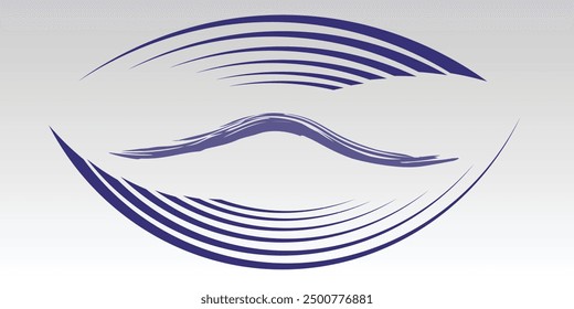 Diseño de Anuncio de paisaje de arte Abstractas de Imagen de logotipo