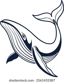 logo with the image of a cartoon dolphin