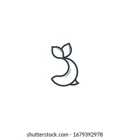 logo image of fish with a unique shape
