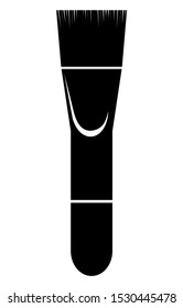 Logo with the image of a paint brush.