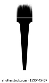 Logo with the image of a paint brush.