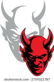 logo with the image of a red devil