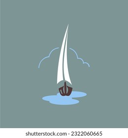 Logo with the image of a small boat