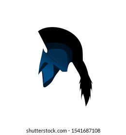 Logo Image Spartan Helmet Vector 