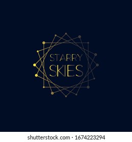 logo with the image of stars (constellation)