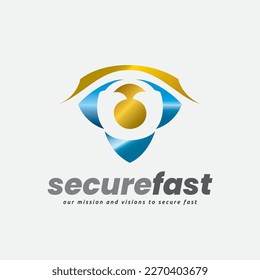 Logo is imagined for secure web apps, safeguard, Professional lockers and for virus scanning guard.