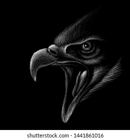 The logo Independence eagle Day July 4th for tattoo or T-shirt design or outwear.  Cute print Independence eagle Day July 4th style background.