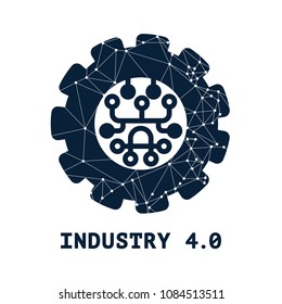 Logo Industry 4.0 Vector illustration EPS10
