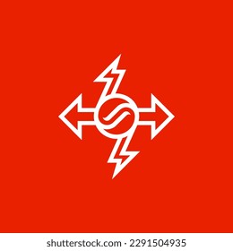 The logo is infinite wind direction. Unique and elegant.