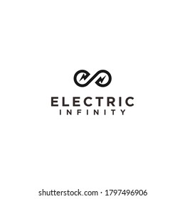 logo infinity abstract. electric icon