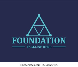 Logo A initial AA simply letter identity 