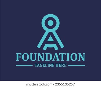 Logo A initial AA Technology type 