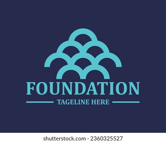 Logo A initial AA Technology type background 