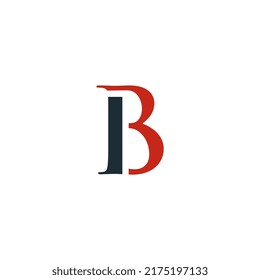 logo initial b vector illustration isolated background