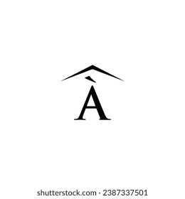 Logo a initial a business identity corporate brokers company group investing management