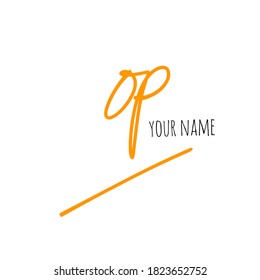 Logotipo inicial para empresas y profesionales