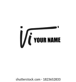 Logotipo inicial para empresas y profesionales