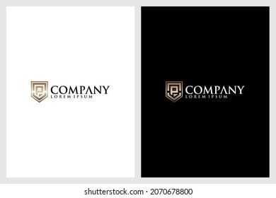 LOGO Initial CPV, Construction Real Estate Gold Gradiant