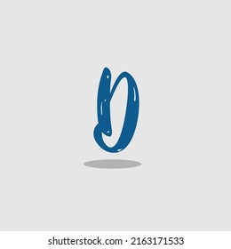LOGO INITIAL D BEAUTIFUL AND MODEREN