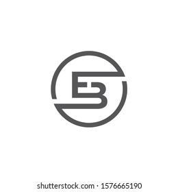 logo initial EB vector for inspiration