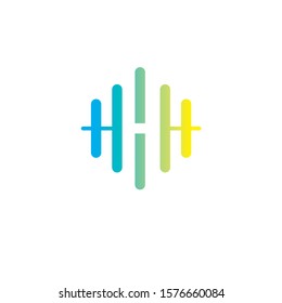 logo initial H vector for inspiration