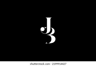 Logo Initial JB or BJ. Logotype, logo wordmark, logo lettering, Elegant, Minimalist, Modern. easy to use, editable color. let's make your design easier