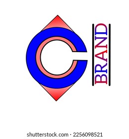 Logo mit Anfangsbuchstaben c, ideal für MarkenLOGO oder Namen