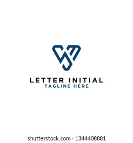 Logo of the Initial Letter Design of SM. - Vector