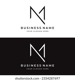 Logo initial letter M monogram or geometry that is unique, modern, luxurious and elegant. Logo for business, brand, business card and company.