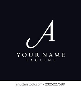 Logo initial initial letter A monogram or modern geometry.Logo for brand , fashion , business card , company.