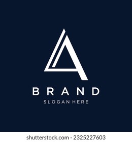 Logo initial initial letter A monogram or modern geometry.Logo for brand , fashion , business card , company.