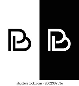 Anfangsbuchstaben P und B des Logos Abstrakte , Embleme, Design. Konzepte, Logos, Logotypen, Elemente.