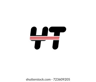 The logo of the initial letter YT, black red line