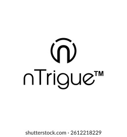 logo initial N combination letter gradient vector