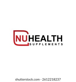 logo initial N combination letter gradient vector