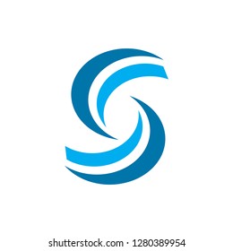 logo initial s abstrack  element design
