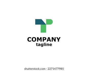 Un logotipo con T inicial que sea moderno y único, adecuado para logotipos de empresa o para marcas de productos