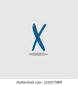 LOGO INITIAL X BEAUTIFUL AND MODERN